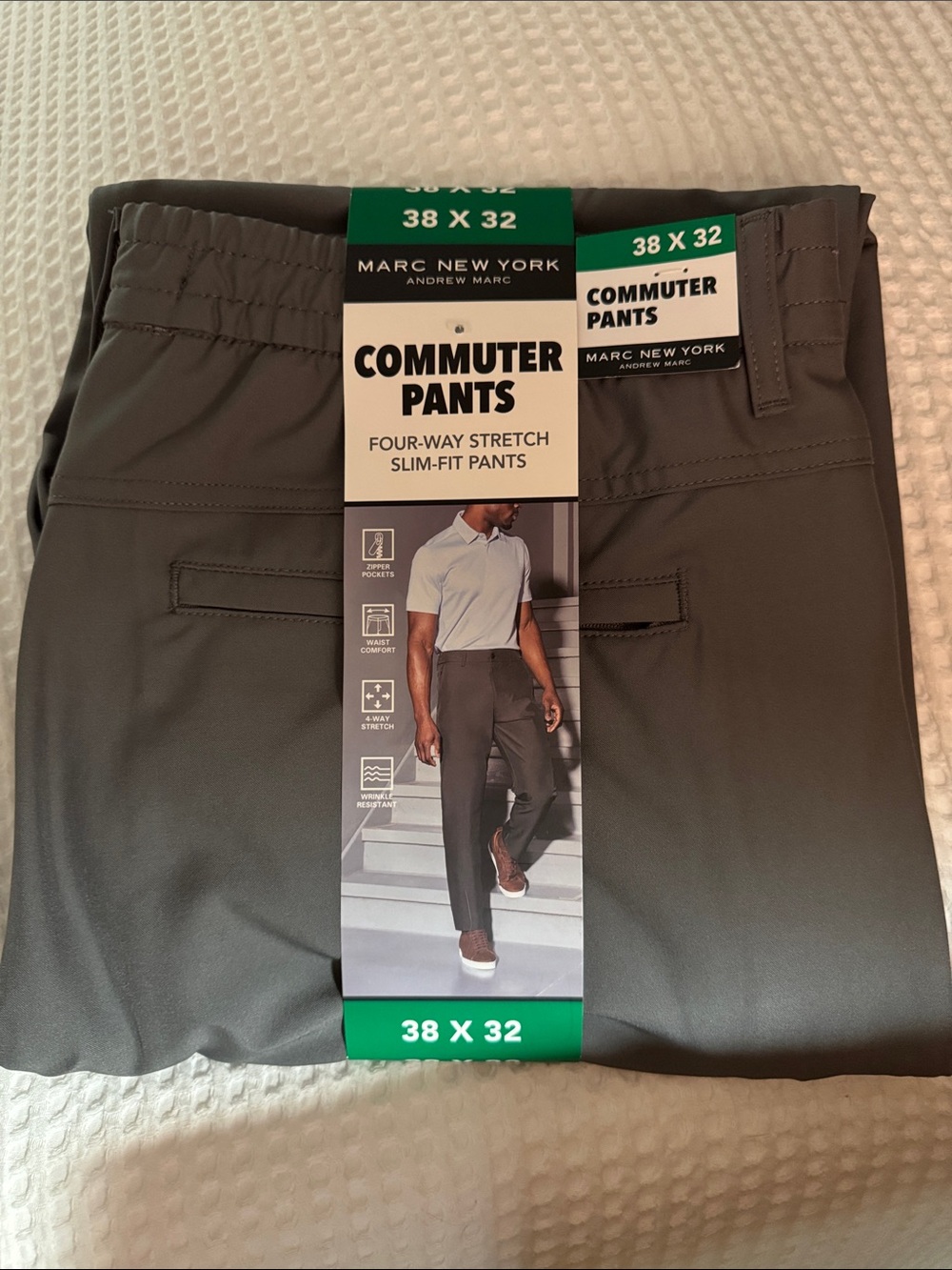 Marc New York Commuter Pants - Charcoal Gray